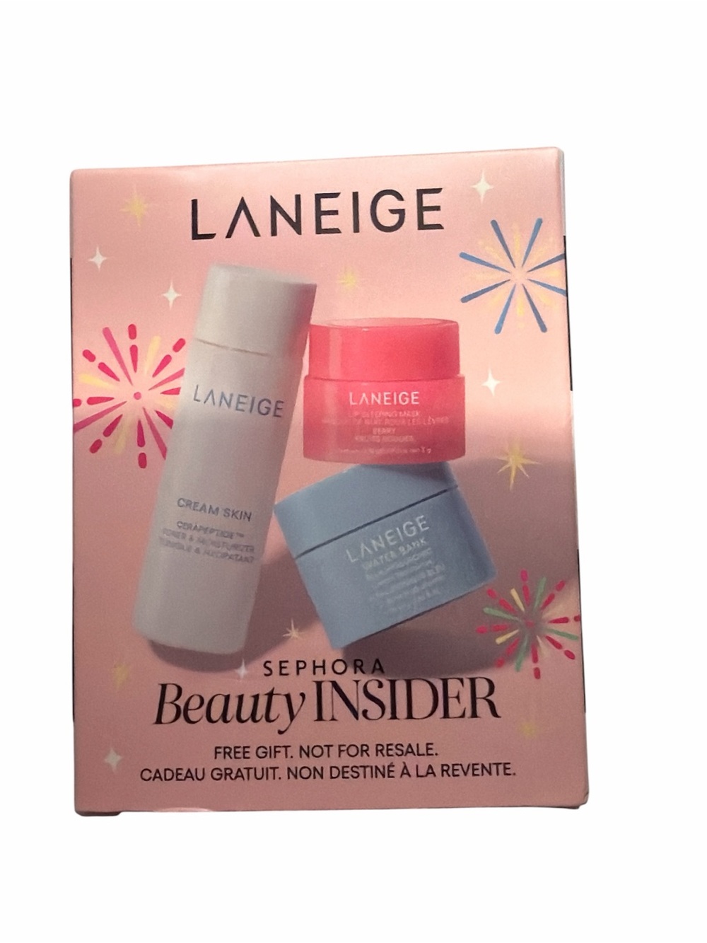 Laneige Skincare Trio Gift Set - Pink Packaging